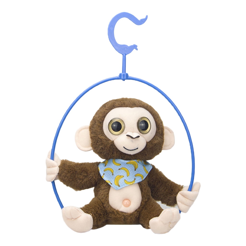 Electric Plush Toy Monkey Speaking Repeat Swing Dacing Electronic