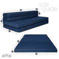 Milliard TriFold Foam Folding Mattress and Sofa Bed for Guests Queen