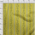thumbnail image 2 of oneOone Cotton Flex Yellow Fabric Stripe & Geometric Ethnic Sewing Material Print Fabric By The Yard 40 Inch Wide, 2 of 4