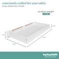 thumbnail image 2 of Evolur Byron Changing Tray, White, 2 of 11