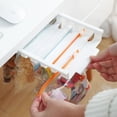 thumbnail image 2 of HAOANMini Fridge Stand Storage Bag Hanger Refrigerator Organizer 30X18X7cm White, 2 of 8