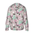 thumbnail image 3 of Uemuo West Cowgirl Disco Pattern Women's Full Zip UPF 50+ Sun Protection Hoodie Jacket Long Sleeve Sun Shirt Hiking Outdoor Performance with Pockets-X-Large, 3 of 9