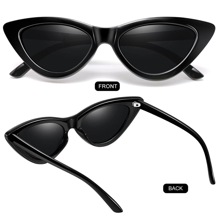 KANASTAL 2 Pack Cat Eye Sunglasses for Women Polarized  display picture 1