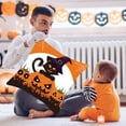 thumbnail image 4 of Couch Pillows Covers Hwkond Halloween Print PillowCase Linen Sofa Cushion Cover Home Decor Cushion Cover Family Pillowcase,(Up to 25% Off)MulticolorA, 4 of 4