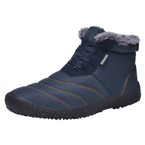 Pisexur Casual Winter Hiking Boots For Women - Womens Outdoor Snow Ankle Boots Waterproof Lightweight Fleece Lined Walking Hiking Shoes