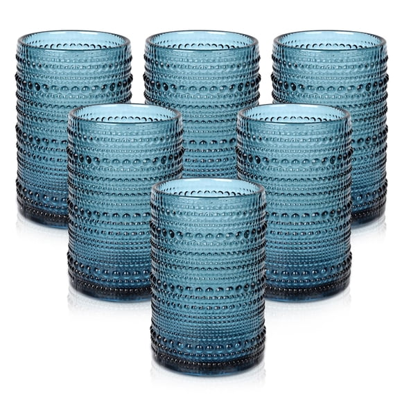 Set de vasos para beber ZMOWIPDL Vintage Glassware 450 ml, 6 piezas