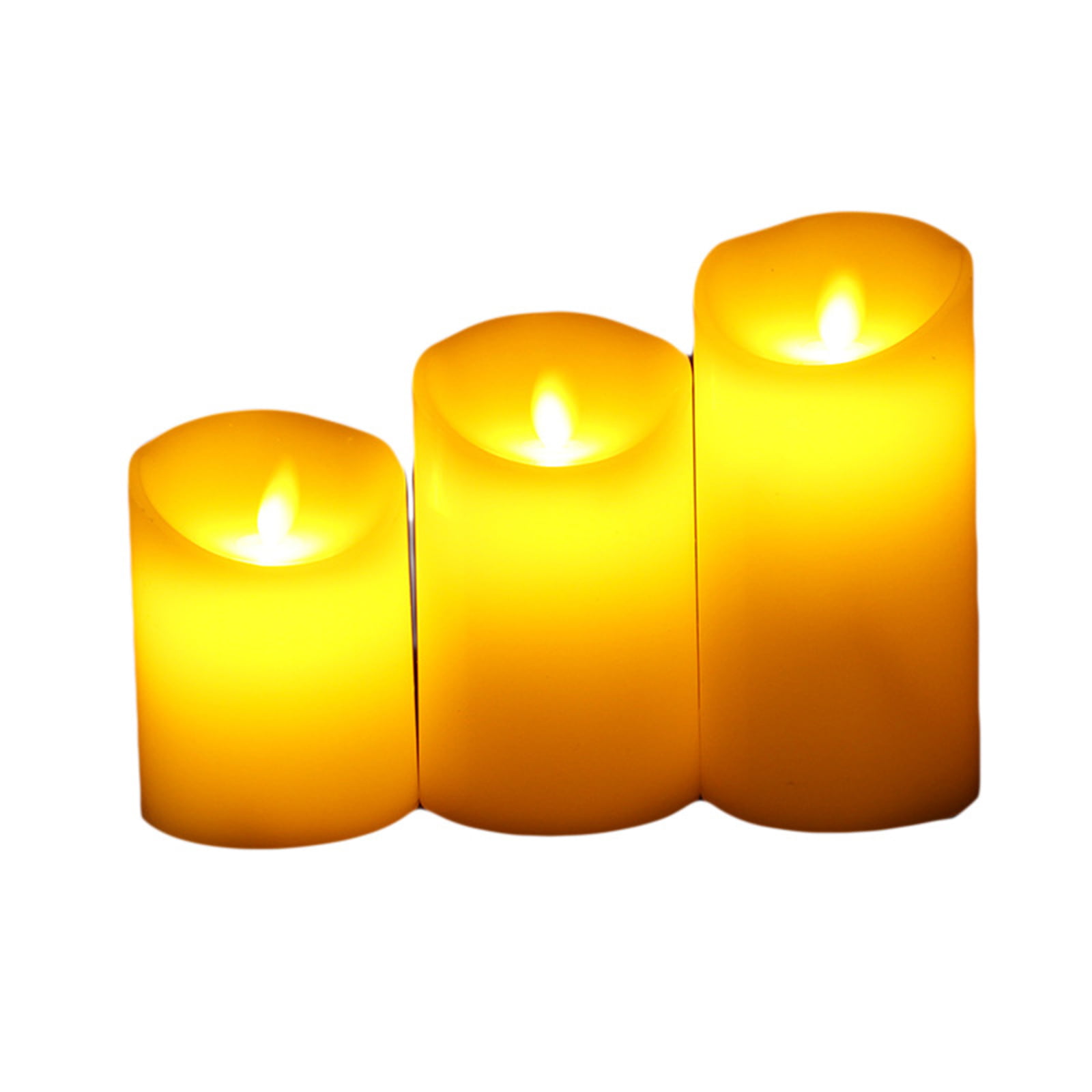 Flameless Votive Candles Battery Operated Flickering LED Tea Light 7.5-15CM