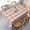 V09-10 Orange Black White Plaid, variant on 60" X 84" Rectangle Tablecloth Orange and White Checkered Buffalo Plaid Gingham Tablecloth - Oblong Polyester Table Cover Reusable Water Resistant for Thanksgiving Christmas Holiday Décor