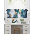 thumbnail image 5 of Valances for Windows Abstract Graffiti Art Rod Pocket Cafe Window Treatments Valance Curtains for Kitchen Bathroom Laundry Basement Windows 42"x18", 5 of 9