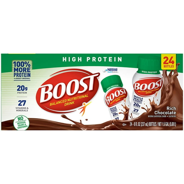 Boost HighProtein Drink, Chocolate, 24 pk./8 oz.