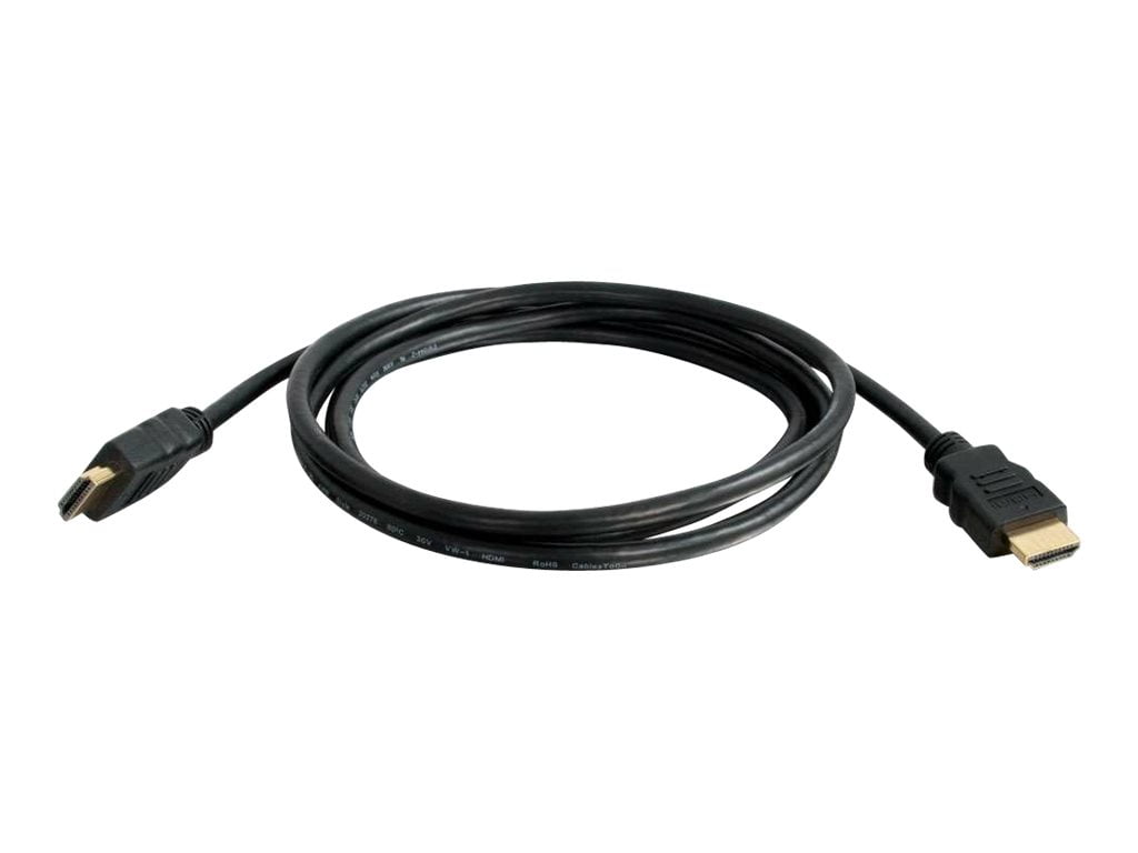 C2G 8ft High Speed HDMI Cable with Ethernet - 4K - UltraHD - HDMI with Ethernet cable - 8 ft