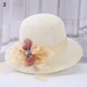 thumbnail image 1 of Sombreros de sol con lazo para mujer, sombrero de paja de ala ancha, protección solar, Panamá, Verano, 1 of 4