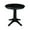 Black, variant on 30" Round Top Pedestal Dining Table - Black