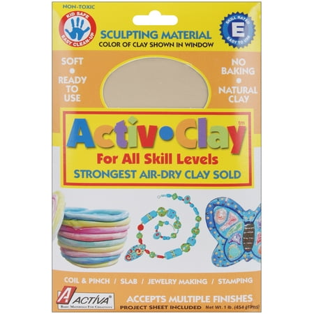 Activ-Clay Air-Dry Clay 1lb-White