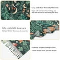 thumbnail image 5 of FORMRS Womens Scarf Winter Soft Long Big Warm Shawls Wrap Tassel Scarves, Green Vibrant Forest Pattern, 5 of 9