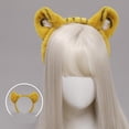 thumbnail image 6 of Giaone Plush Tiger Ear Headband Tail Handmade Hair Hoop for Washing Face, 6 of 11