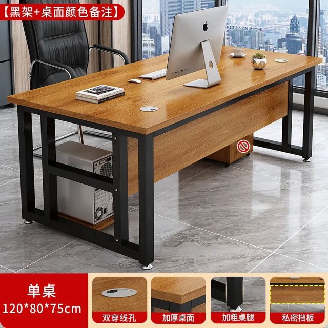 Boss Household Office Desks Combination Staff Modern Simplicity Office Desks Computer Bureau Meuble Working Equipment QF50OD My Lux Decor Round