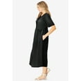 thumbnail image 4 of Woman Within Women's Plus Size Button-Front Essential Dress, 4 of 6