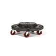 thumbnail image 1 of Rubbermaid Commercial Products RCP 2640-43 BLA Quiet Dolly All Rnd Containers But 10 Gl black 2/Ctn, 1 of 1