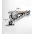 thumbnail image 4 of 2Pcs Support Cabinet Door Stay Hydraulic Lift Up Lids Support Opening Hinge Stay,2 * Hinge,Silver, 4 of 8