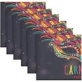 thumbnail image 6 of Dreamtimes Mardi Gras Cloth Napkins Set of 6, Oversized Washable Reusable Polyester Dinner Table Napkins for Family, Restaurant, Party Decor, 20 x 20 Inch, 6 of 7