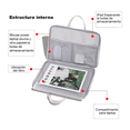 thumbnail image 3 of Bolso Para Portátil Butterfly De Pu De 15,6/16 Eo Safe Imports Blanco, 3 of 5
