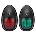 thumbnail image 1 of LED Navigation Lamp, Universal LED Side Light IP66 Protection Grade 1 Pair / Set  For Yachts Black, 1 of 8