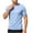 Light Blue, variant on JTSRKL Mens Quick Dry Crewneck Tees Breathable Stretchy Lightweight Summer Sport Shirts Gym Casual Active Daily Comfort Soft Fit Wear Tops