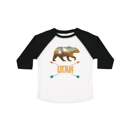 

Inktastic Utah Vacation Bear Silhouette Gift Toddler Boy or Toddler Girl T-Shirt
