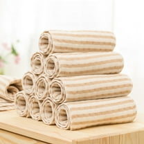 PTOOTP 4-Pack Infant Cloth Diapers, Soft Colored Cotton Baby Diapers with Ergonomic Design for Newborns and Toddlers