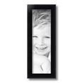 thumbnail image 2 of ArtToFrames 5" x 16" Satin Black Bull Nose Picture Frame, 5x16 inch Black Wood Poster Frame (WOM-1417), 2 of 7