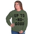 thumbnail image 4 of Up To No Good Wizard Map Funny Nerdy Sweatshirt for Men or Women Brisco Brands X, 4 of 6