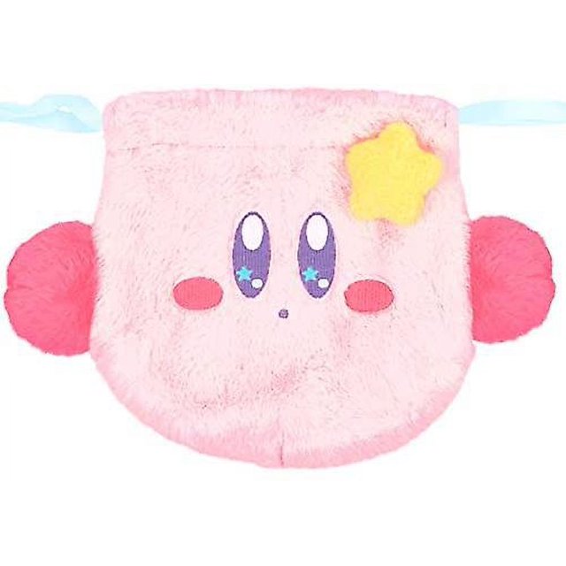Star Plush Pink Cordón Plushie Kawaii Bolsa de viaje Monedero Maquillaje Cosmético Almacenamiento Bolsas Organizador