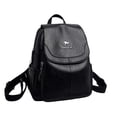 thumbnail image 4 of Mochila de viaje para mujer Strade Fareast Limited PU cuero Negro 27 cm x 13 cm x 31 cm, 4 of 8