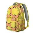 thumbnail image 2 of Lightweight School Backpack with Retro Lemon Design Cute and Stylish Bag Featuring Yellow Fruit and Modern Floral Print, 2 of 6