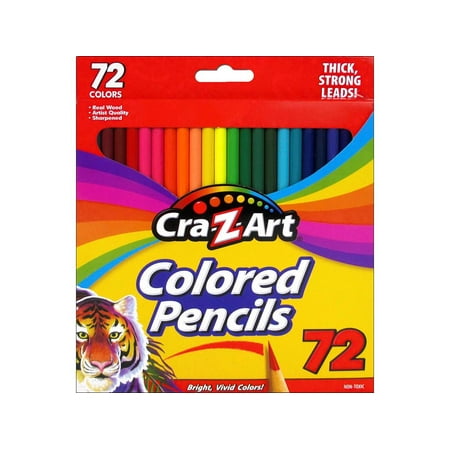 Cra-Z-Art 72 Count Artist Quality Real Wood Colored (The Best Quality Colored Pencils)