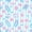 Pink Sky Blue, variant on Castle Fairy Cute Cartoon Summer Surf Girl Twin Comforter Sets 2pcs,Shark Palm Bubble Kids Beach Art Bedding Set,Bright Cyan,Reversible,1 Comforter and 1 Pillowcase