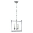 thumbnail image 4 of Living District LD6105D12S Eclipse 3 Light Vintage Sliver Pendant, 4 of 4