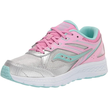 

Saucony unisex child Cohesion 14 Ltt Sneaker Pink/Silver 6.5 Wide Big Kid US