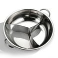 thumbnail image 7 of QSTDGVPW Stainless Steel Divided Hot Pot Cooking Pot 3 Favor Easy to Clean Chinese Multifunctional for Home Camping Restaurant Kitchen 36cm, 7 of 7