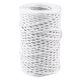 thumbnail image 1 of 1 Rollo 50M Largo Arte Floral Cuerda de alambre de hierro Flores Cuerda para envolver regalos Cuerda de jardinería Cuerda sinuosa Cuerda de unión de flores frescas para uso en tiendas (Blanco), 1 of 5