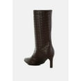 thumbnail image 3 of Mentha Woven Faux Leather Boots, 3 of 9