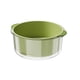 thumbnail image 2 of Lavabo de Doble Capa para Verduras | Canasta Plástica Grande para Drenaje | Colador Apilable Azul para Frutas de Cocina | PET Seguro para Alimentos | 21x23.4x9.8cm | Colador para Fregadero Doméstico, 2 of 8