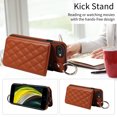 thumbnail image 3 of iPhone SE 3/2 Case ,Card Slots Leather Wrist Strap Phone Cover for iPhone SE 3/2, 3 of 5