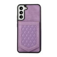 thumbnail image 6 of Elehold Luxury Leather Wallet Cover for Samsung Galaxy S22 5G Lanyard Case with Kickstand Shockproof  Card Slot Holder 6.1",with Make-up Mirror for Women,Purple, 6 of 9