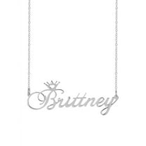 Personalized Crown Name Necklace