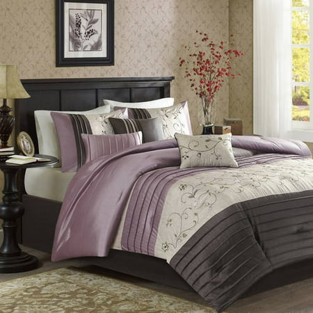 Purple Monroe Comforter Set (California King) 7pc