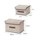thumbnail image 2 of Cajones Organizadores 4piezas,Caja De Almacenamiento Plegable,Closet Organizador de Ropa de Tela Plegables con Tapas, 2 of 4