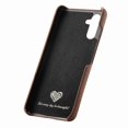 thumbnail image 5 of For Samsung Galaxy A36 5G Case Litchi Texture Leather Coated PC Mobile Back Cover - Black, 5 of 5