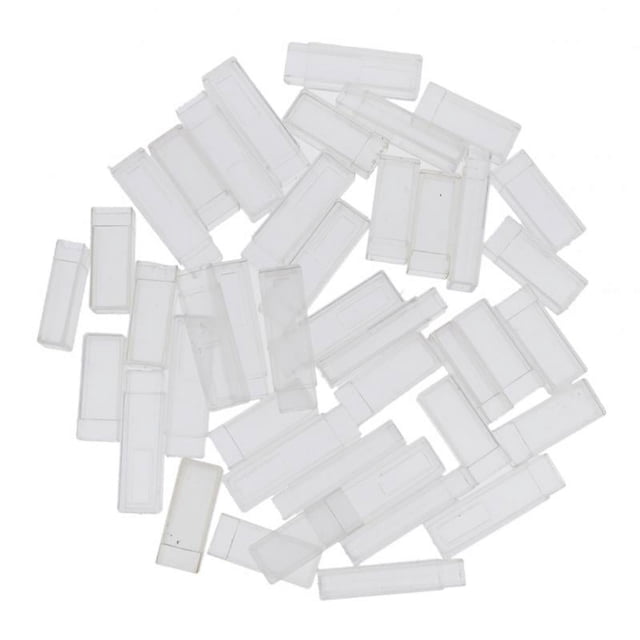 veasfak 20x Transparent Plastic Storage Case Small Storage Box For Home Office 8.5cm